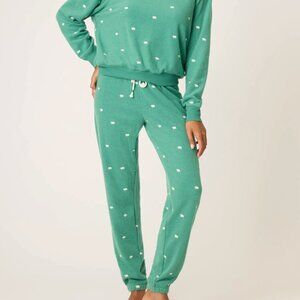 Outsider Embroidered Bear PJ Set